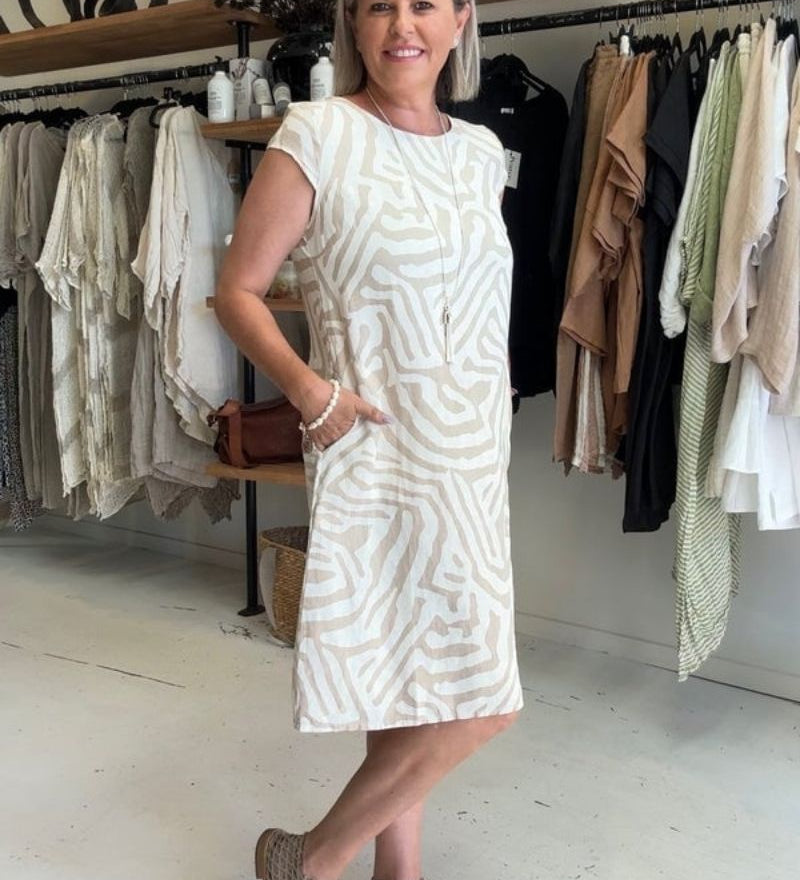 Lydia – Ležérní letní šaty s pohodlným střihem