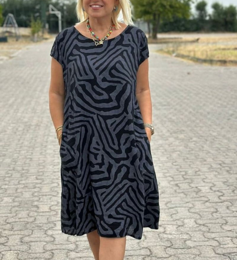 Lydia – Ležérní letní šaty s pohodlným střihem