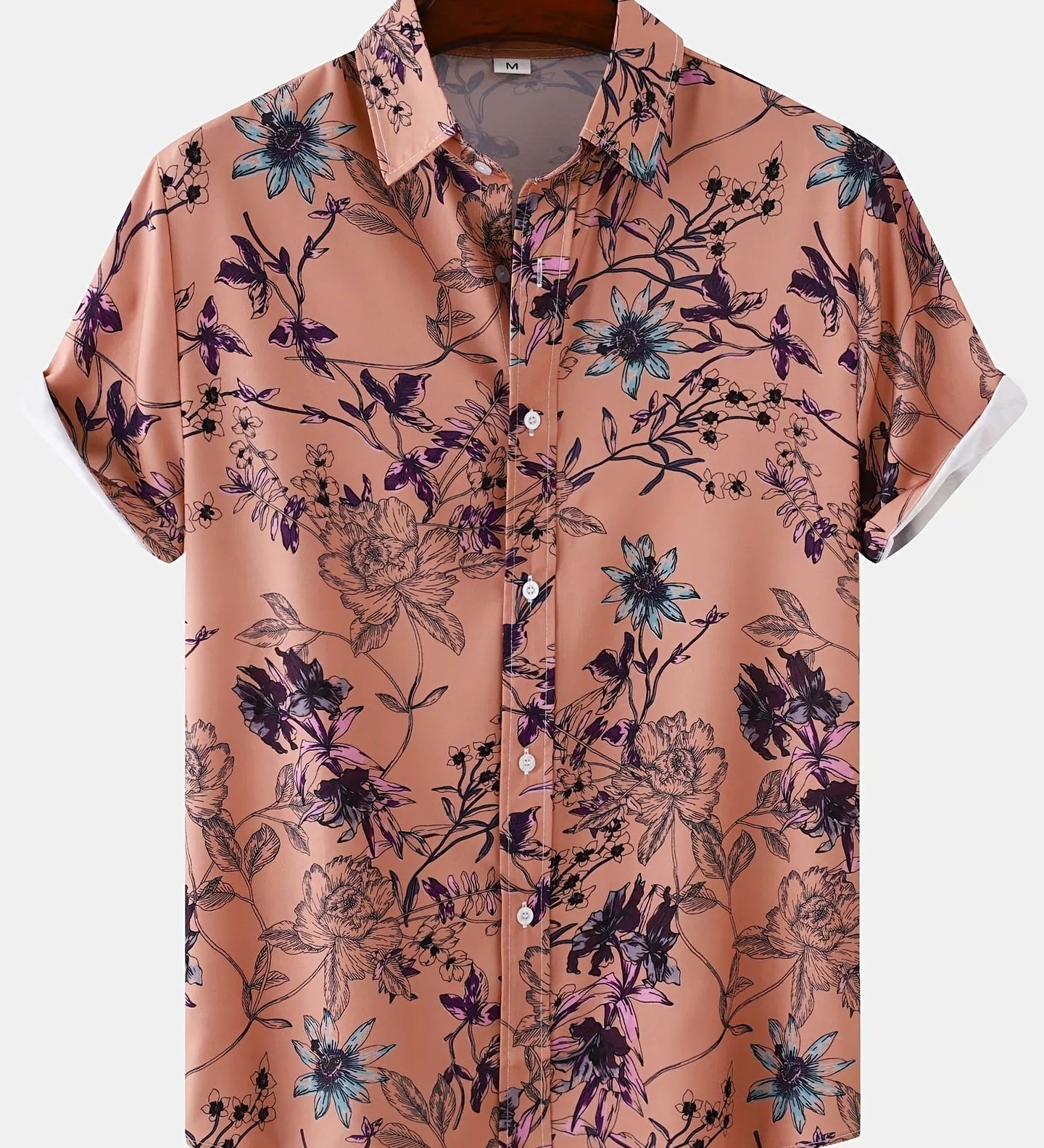 Matěj – Pánská Košile s Květinovým Vzorem